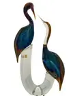 Murano Glass Herons by Oscar Zanetti