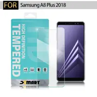 在飛比找松果購物優惠-Xmart Samsung A8+ 2018 薄型 9H 玻