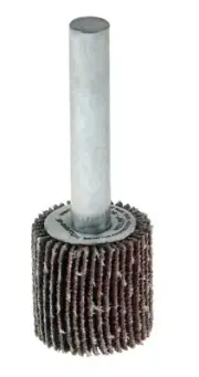 Weiler 30717 3/4" x 3/4" x 80AO Wolverine Coated Abrasive Flap Wheel, 1/4" St...