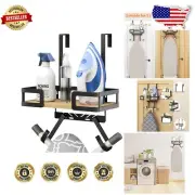 Sturdy Over The Door Ironing Board Hanger - Perfect for Laundry Room Style