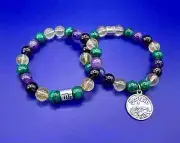 Scorpio astrology zodiac bracelet October November birthday crystal jewelry