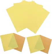 NOLITOY Hair Straightener Insulation Decal 8 Pack Perm Iron Heat Insulation Patch Adhesive Sticker for Safe Styling