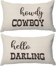 Western Throw Pillows - Western Bedroom Decor Throw Pillow Cover, Western Pillow