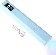 lyanny Small Nail Polish Lamp, UV Nail Light Pen with 3 Timer Settings, Portable USB Rechargeable Nail Dryer Lamps, Handheld UV Nail Lamp for Women