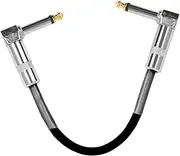 Kisangel Guitar Patch Cable Electric Instrument Cable with Noise Reduction Durable Connectors for Effects Pedals Compact Design for Easy Portability