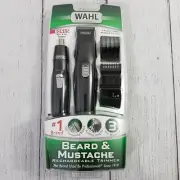 Wahl Beard & Mustache Rechargeable Precision Trimmer w/ Bonus Nose & Ear Trimmer