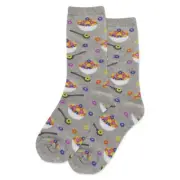 Hotsox Cereal Kids Socks, Grey Heather, 1 Pair, Large/X-Large
