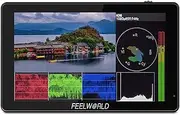Feelworld LUT5 5.5" Touch Screen DSLR Camera Field Monitor 1920X1080 IPS Panel 3000nit 4K HDMI Input Output (LUT5V2-FW)