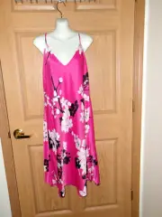 NATORI - "KYOTO" PATTERN - GOWN - MULTI COLOR FLORAL PRINT - X- LARGE - NWT!