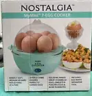 Nostalgia My Mini 7- Egg Cooker (TEAL) Egg Separator Tool ,Perfect Eggs