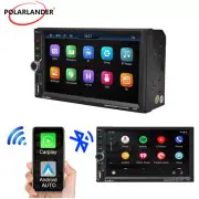 7" 2 Din Car Radio Carplay Android Auto Bluetooth Touchscreen Type-C Mirror Link