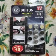 EZ - Button Instantly Add/Decrease Your Pants Waist Set of 10 - AS Seen on TV