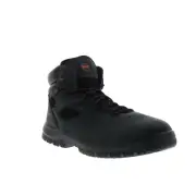Hoss Lorne Soft Toe 60174 Mens Black Wide Leather Work & Safety Boots