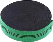 Tanstic 1 Roll 2 Inch x 52.5 Ft Green Sofa Elastic Webbing Stretch Latex Band Upholstery Webbing Replacement Elastic Webbing Flexible Chair Webbing Elastic Webbing Rolls for Chair Sofa Furniture