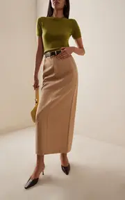 [Jimmy Choo] Vivi Lizard-Effect Leather Mules