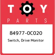 84977-0C020 Toyota Switch, drive monitor 849770C020, New Genuine OEM Part