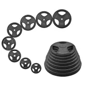 Total 30kg Set5 Standard 26.5MM Rubber Coated Weight Plate Set - Commercial Grade