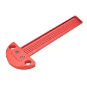 Precisions Marking T-Ruler Scriber Square Hole Gauges Woodworking Aluminum Rule
