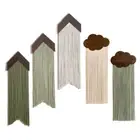 Tassel Rope Macrame Wall Hanging Shelf Handmade Wall Hanging Ornaments Nursery