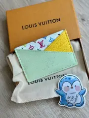 Louis Vuitton X Takashi Murakami 2025 Criss Cross New Card Holder - Green Tea