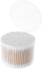 CATIEBYE Cotton Ear Swabs for Cleaning 500pcs Gauze Swabs for Ear Wax Removal and Beauty Use