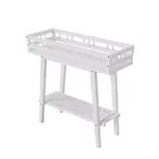 2Tier Exquisite Plant Stand Accent Table Flowers Display Shelf LivingRoom Patio