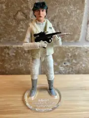 Star Wars Black Series Princess Leia Organa (Hoth) Acrylic Base *NO Toy*