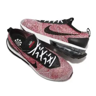 Nike 休閒鞋 Air Max Flyknit Racer 男鞋 紅 彩色 針織 氣墊 復古 FD2764-600