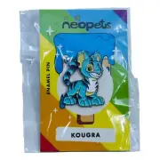 Neopets Blue Kougra Overpowered Hard Enamel Pin 2018 Jumpstart Games