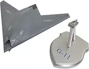 1:45 Scale Chinese G-11 Stealth UAV Aircraft Model Alloy Die-cast Airplane Miniature Souvenir Static Display