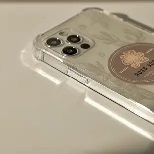 【TOXOXO】繩掛殼系列 ❘ 晶石透明防摔iPhone手機殼：復古花期