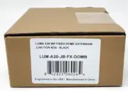 Luma X20 WP Fixed Dome Extension Junction Box LUM-A20-JB-FX-DOMB - Black