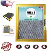 CARTER Gold MERV 8 Washable Electrostatic Filter 20x20x1 - Premium Air Quality