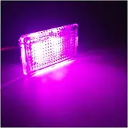 MeiKeL 2/4/8Pcs Ultra Bright LED Light Bulbs Kit Trunk Frunk Light Fit for Tesla Model X S 3 Easy Plug Replacement LED Interior Lamp Bulb (Color : 4pcs, Emitting Color : Pink Purple)