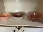 Vintage Pyrex Fall Colors Nesting Mixing Bowls Set