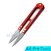 4" Bon-Sai Thread Snips | Embroidery Scissors, w/Stopper Pruner Flower Trim Red