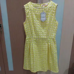 檸檬黃可可連衣裙進口品質