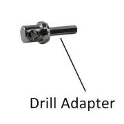 Replace High Quality Drill Adapter For Chimney Cleaning Brush Silver Connector