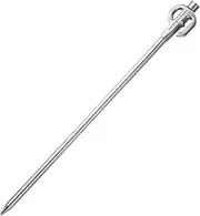 BUGUUYO Stainless Steel Dog Tie Out Stake Heavy Duty Outdoor Tent Stake for Camping Weather Resistant Multifunctional Tie for Dogs Durable Sturdy Design