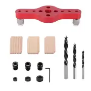 Drilling Locator Woodworking 6/8/10mm Wood Dowelling Centering Drill Guide5845