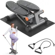 Steppers for Exercise, Stair Stepper with Resistance Bands, Mini Stepper with 30