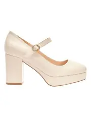 [Sandler] Tate Heeled Shoes in Bone