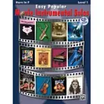 EASY POPULAR MOVIE INSTRUMENTAL SOLOS FOR HORN IN F: LEVEL 1