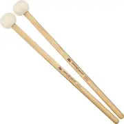 Drum Set Mallets with Super Soft Felt Head & 5A American Hickory Handle-Made in