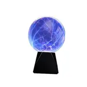 Touch & Sound Activated Plasma Ball - Magical Flashing Ball (4 inches)