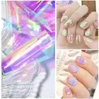 Nails Art Decoration Nail Foil Film Aurora Broken Glass Foils Laser Cellophane