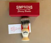 Simpson Persian Jar 2 PJ2 Super Badger Shave Shaving Brush - New