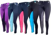 [Canter] Two Tone Childrens/Kids Horse Riding Jodhpurs/Breeches from 20" to 30" Waist