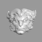 Tygra custom head for Thundercats 1:10 & 1:12 & 1:18 & 1:6 & other action figure