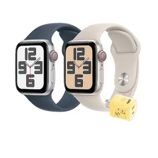 寶可夢充電組【Apple】Apple Watch SE2 2023 LTE 40mm(鋁金屬錶殼搭配運動型錶帶)